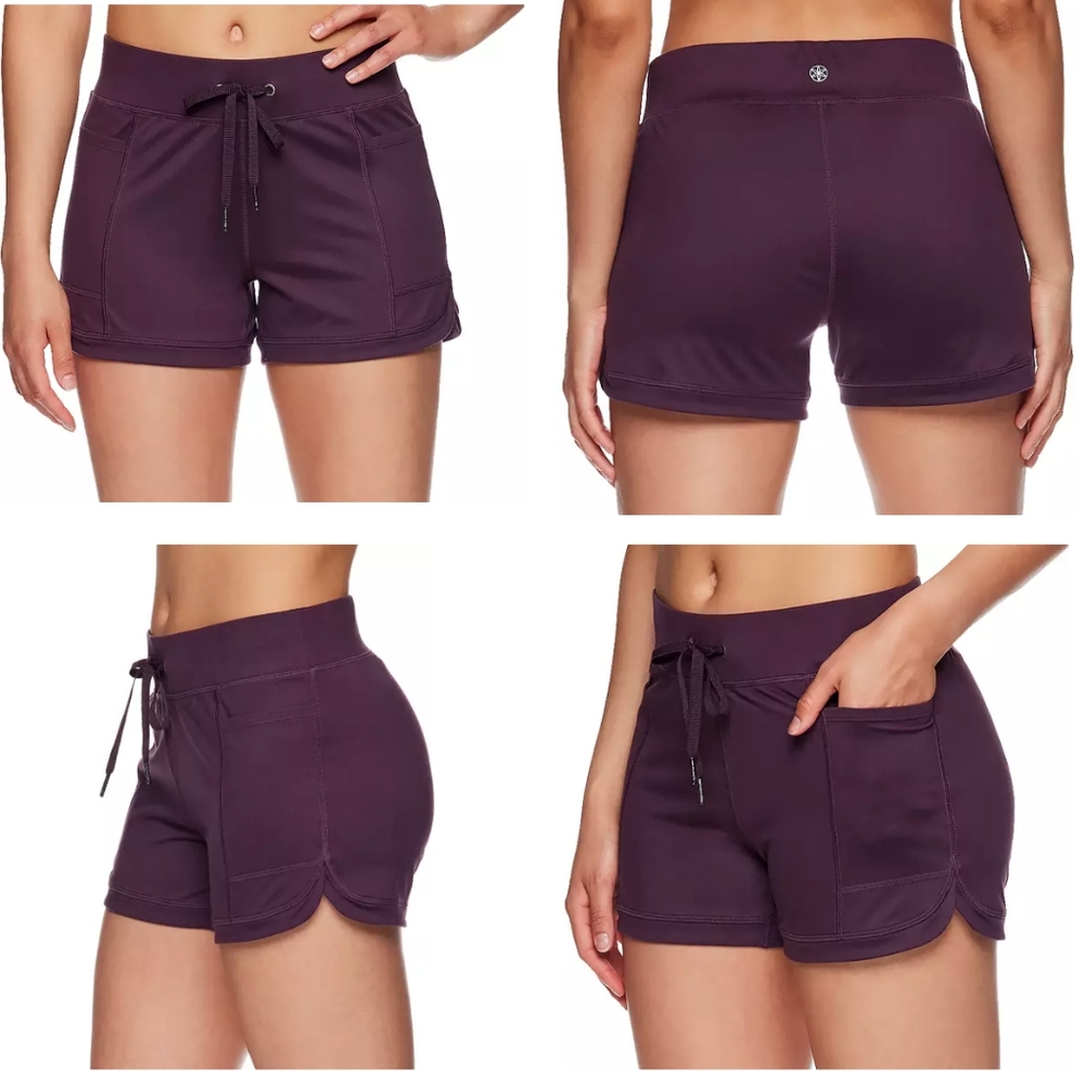 NWT Gaiam Women's Knit Traveler Shorts
